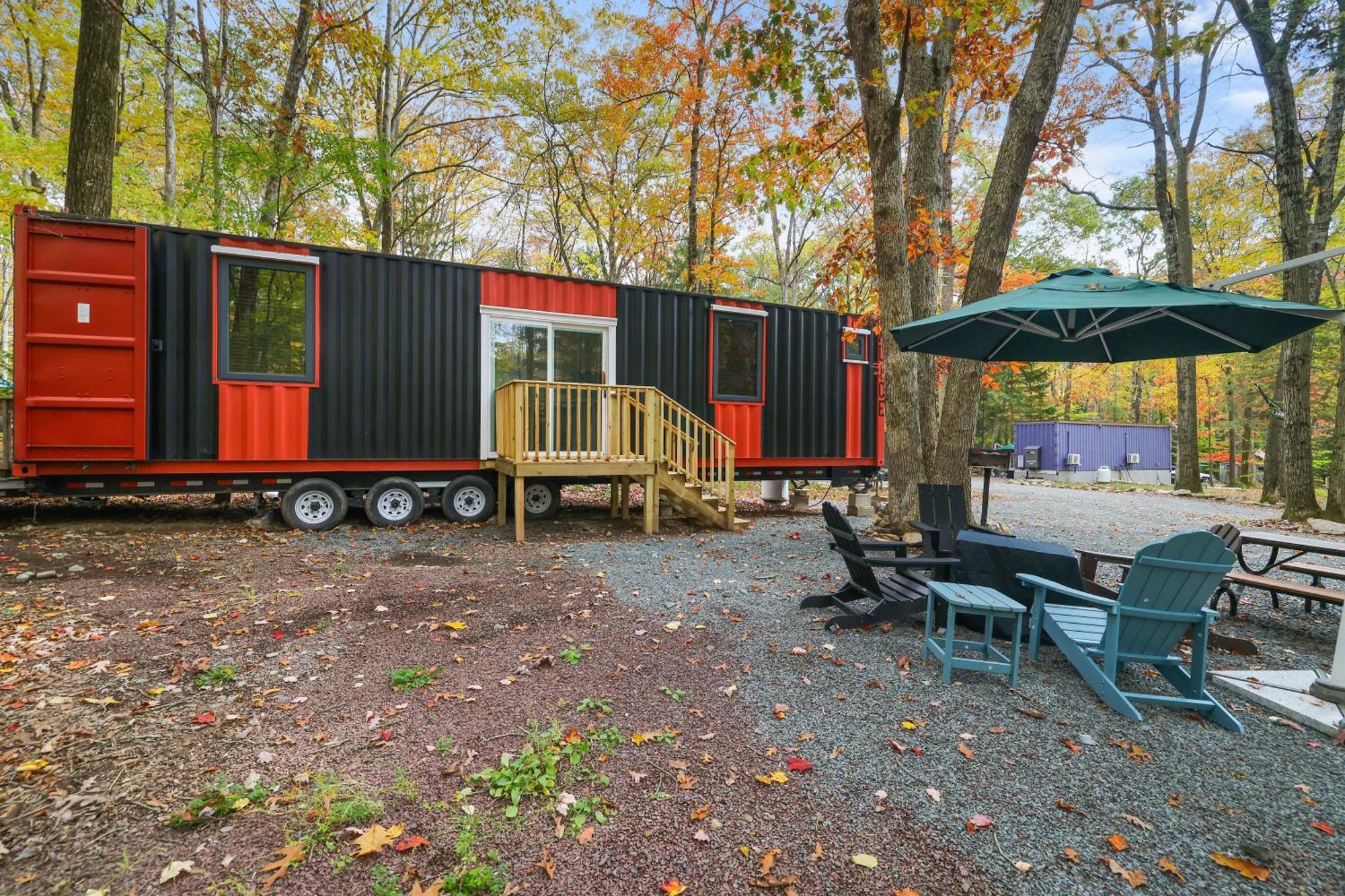 Camptel Poconos Lodging Albrightsville Exterior foto